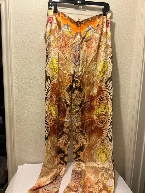 NWOT Alexis Geneve Paisley Pants Size XL $395 Retail. Brand New - Picture 6 of 12